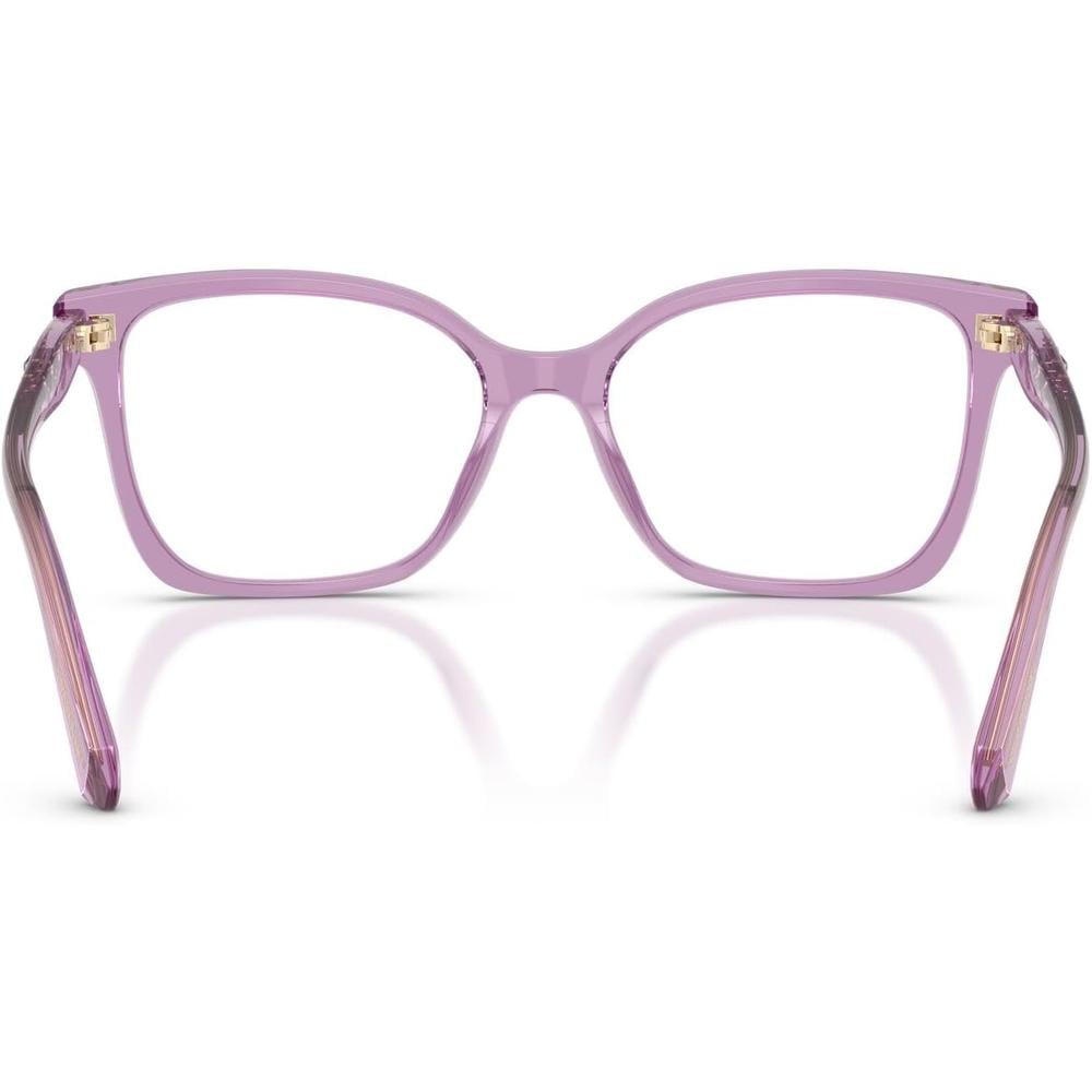 SWAROVSKI MONTURA CUADRADO SK2061 55 MM MUJER | TRANSPARENT AMETHYST/DEMO LENS - 4