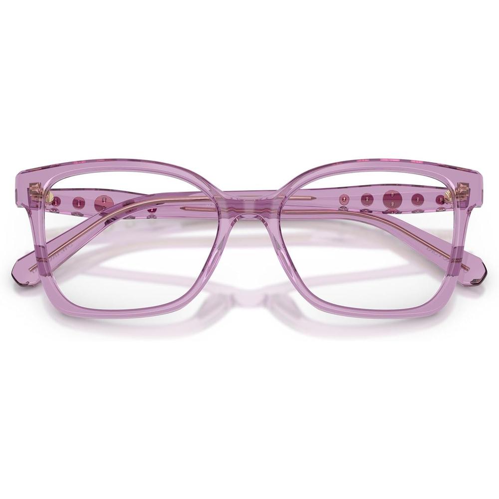 SWAROVSKI MONTURA CUADRADO SK2061 55 MM MUJER | TRANSPARENT AMETHYST/DEMO LENS - 5