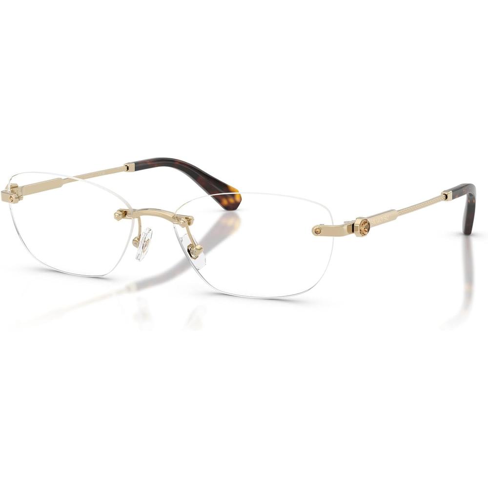 SWAROVSKI MONTURA OVAL SK1037 54 MM MUJER | PALE GOLD/DEMO LENS - 2