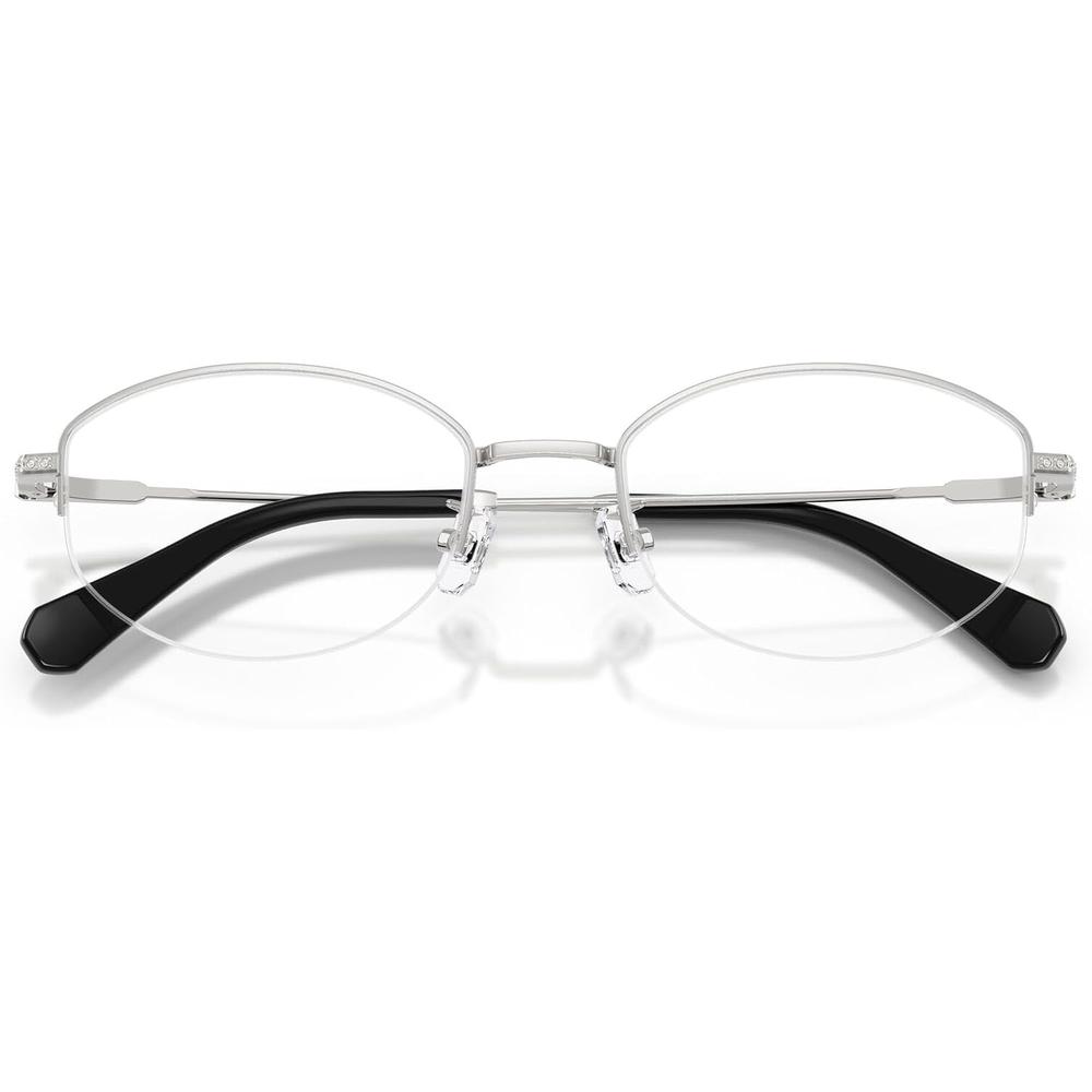 SWAROVSKI MONTURA OVAL SK1039D 54 MM MUJER | SILVER/DEMO LENS - 5
