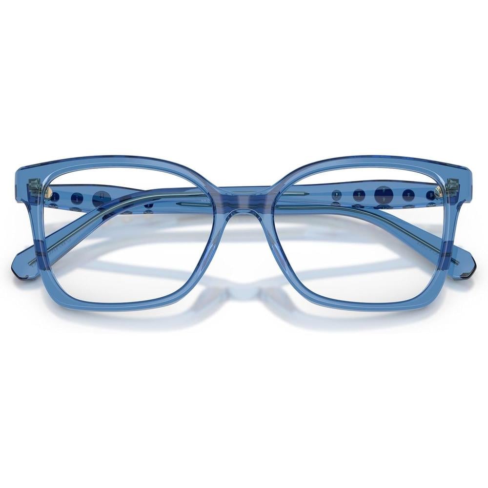 SWAROVSKI MONTURA CUADRADO SK2061 55 MM MUJER | TRANSPARENT BLUE/DEMO LENS - 5