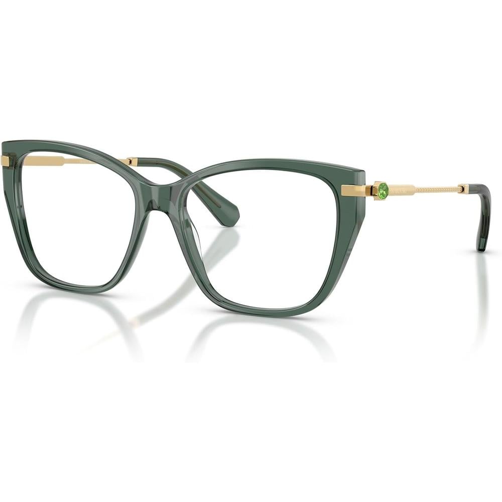 SWAROVSKI MONTURA SK2060 53 MM MUJER | TRANSPARENT LIGHT GREEN/DEMO LENS - 2