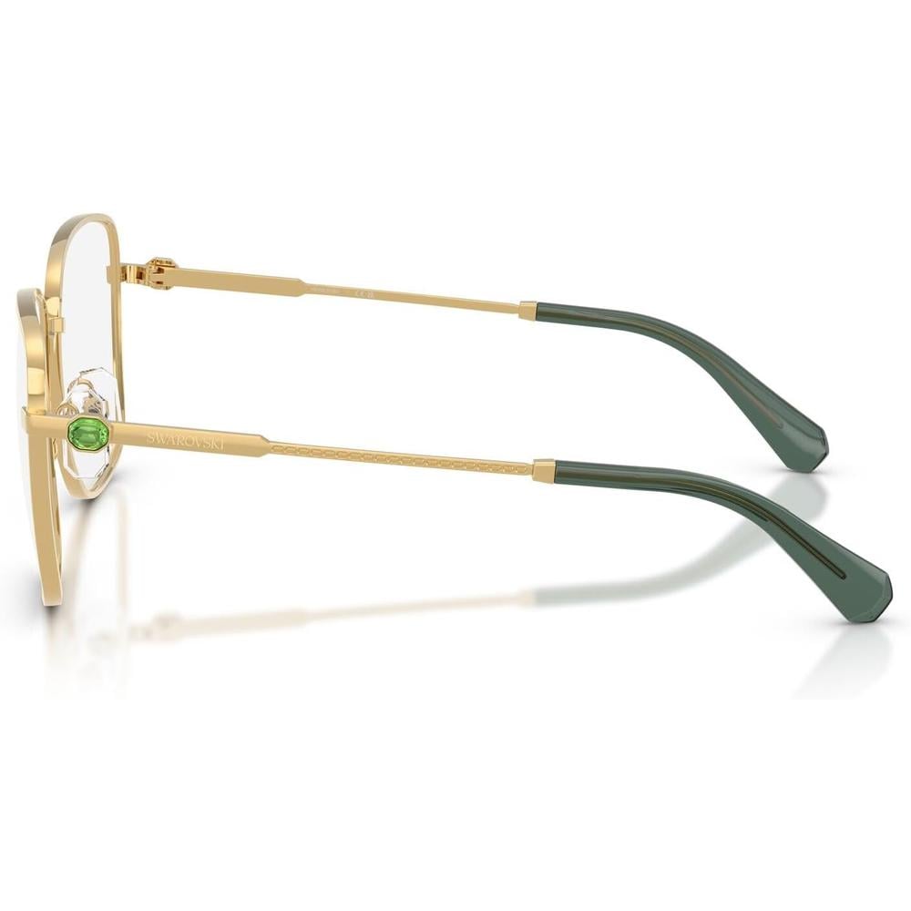 SWAROVSKI MONTURA CUADRADO SK1036 53 MM MUJER | GOLD/GREEN/DEMO LENS - 3