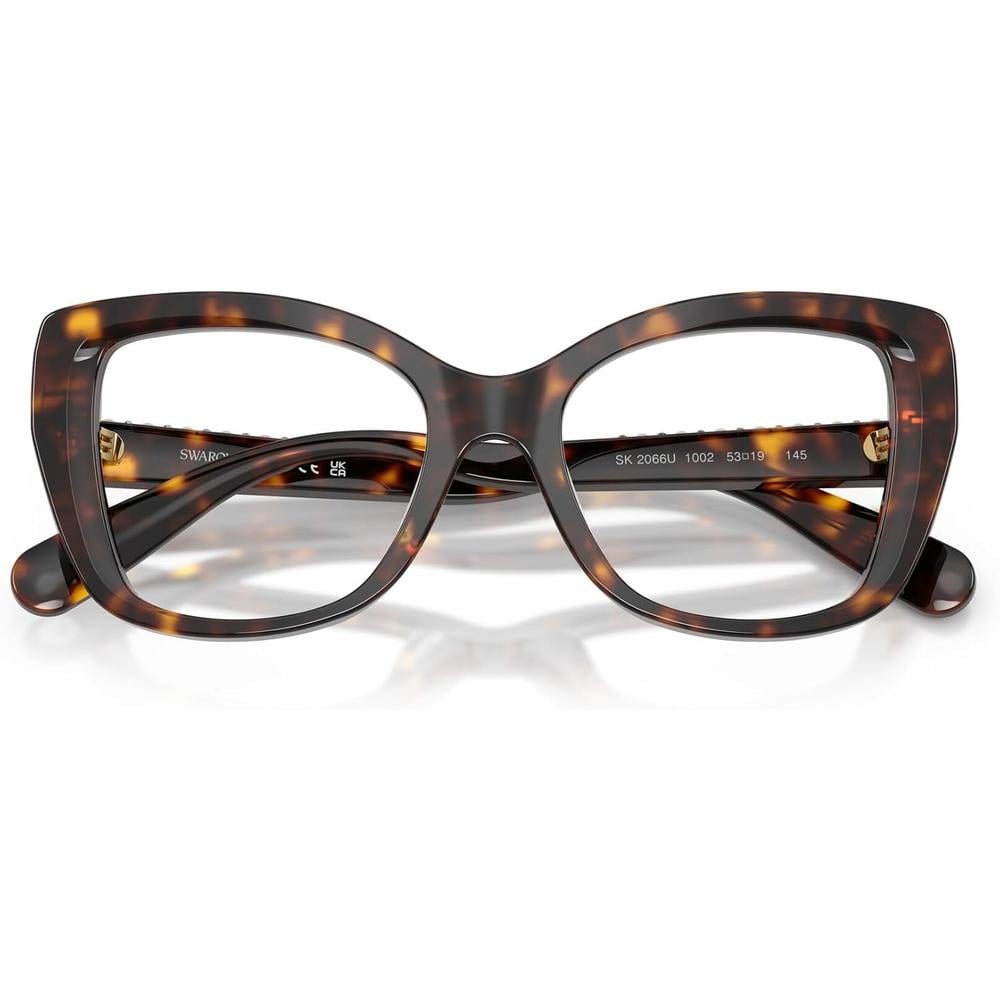SWAROVSKI MONTURA MARIPOSA SK2066U 51 MM MUJER | HAVANA/CRYSTAL/DEMO LENS - 5