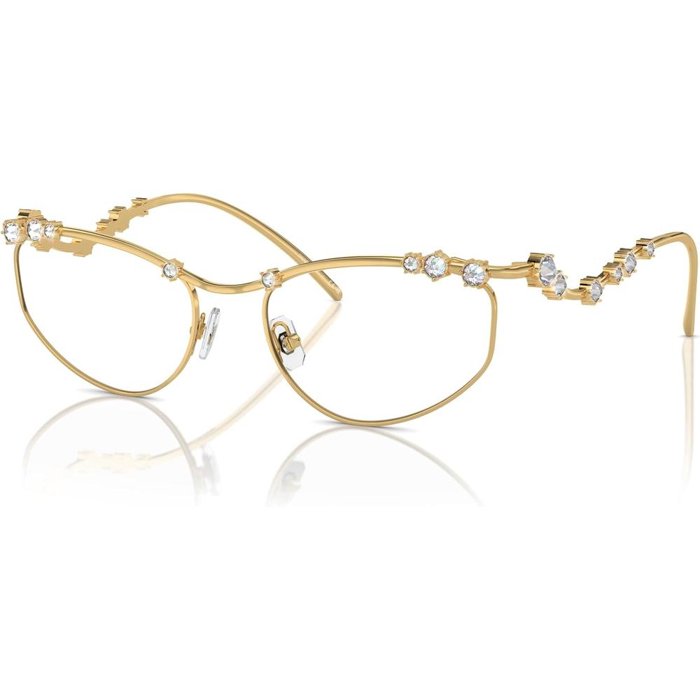 SWAROVSKI MONTURA SK1015 55 MM MUJER | GOLD/DEMO LENS - 2