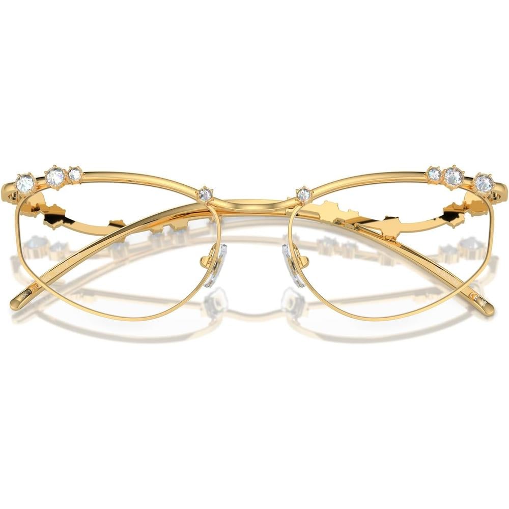 SWAROVSKI MONTURA SK1015 55 MM MUJER | GOLD/DEMO LENS - 5