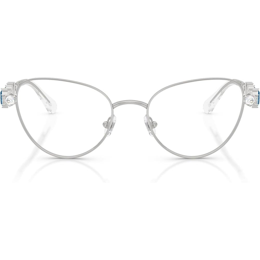 SWAROVSKI MONTURA SK1024 53 MM MUJER | SILVER/DEMO LENS - 1
