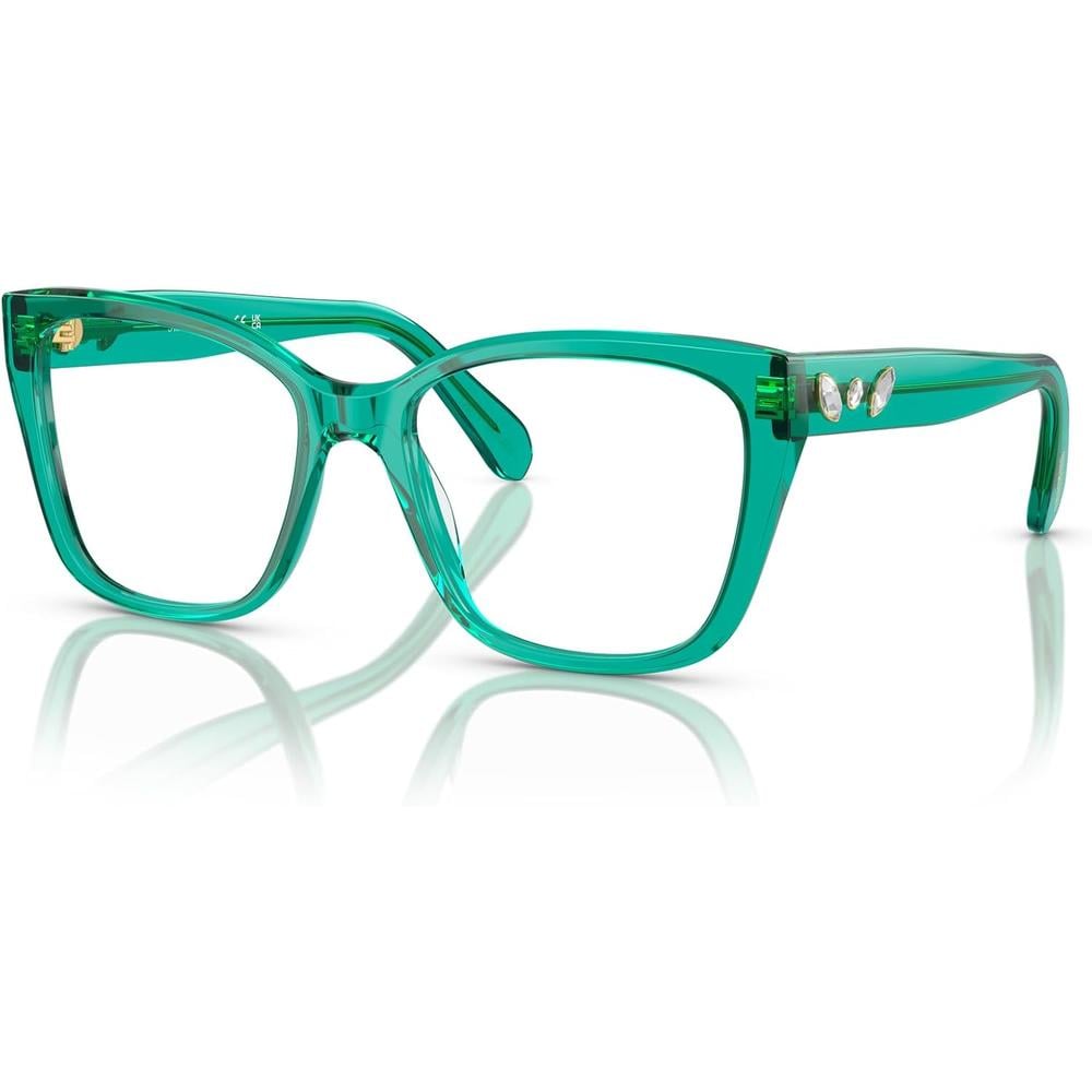 SWAROVSKI MONTURA CUADRADO SK2008 53 MM MUJER | CRYSTAL GREEN/DEMO LENS - 2