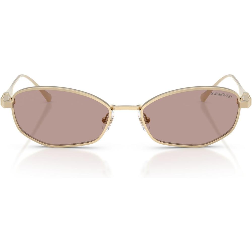 SWAROVSKI LENTES DE SOL SK7042 55 MM MUJER | PALE GOLD/CRYSTAL/LIGHT PURPLE BROWN - 1