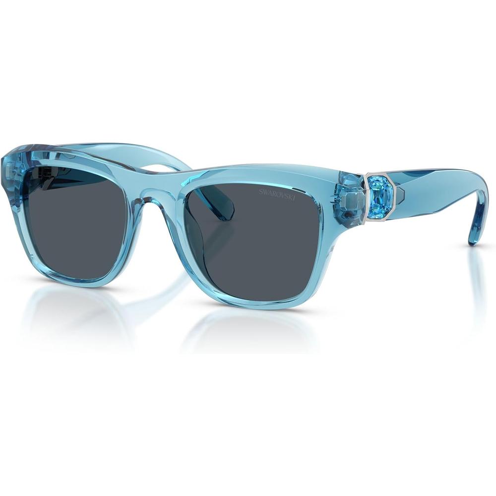 SWAROVSKI LENTES DE SOL SK6056U 50 MM MUJER | LIGHT TRANSPARENT BLUE/DARK GREY - 2