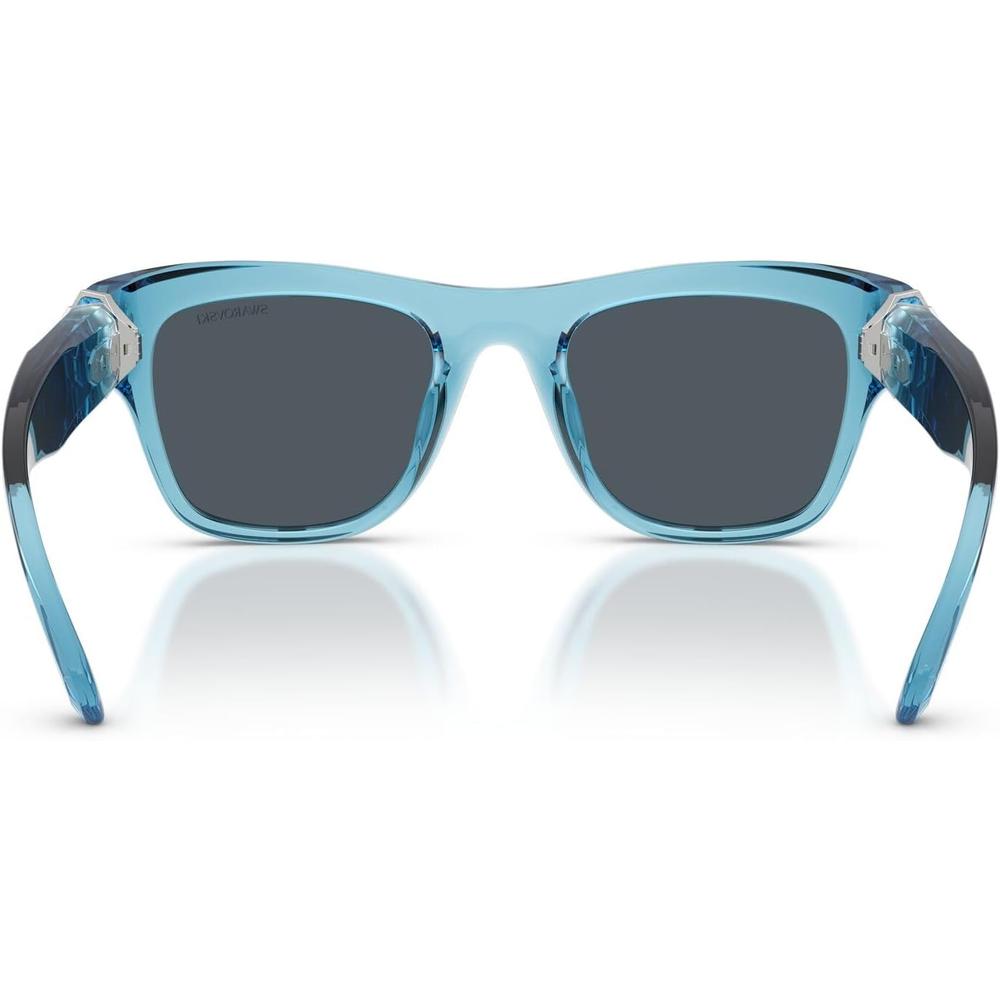 SWAROVSKI LENTES DE SOL SK6056U 50 MM MUJER | LIGHT TRANSPARENT BLUE/DARK GREY - 4