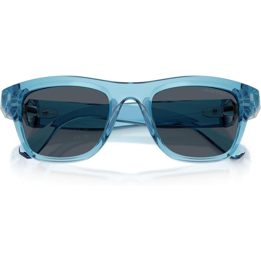 SWAROVSKI LENTES DE SOL SK6056U 50 MM MUJER | LIGHT TRANSPARENT BLUE/DARK GREY - 5