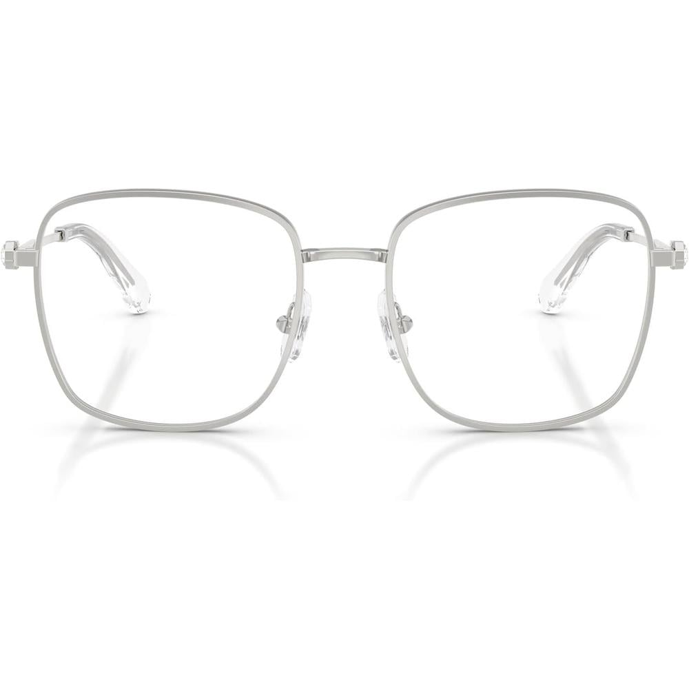 SWAROVSKI MONTURA CUADRADO SK1036 53 MM MUJER | SILVER/DEMO LENS - 1