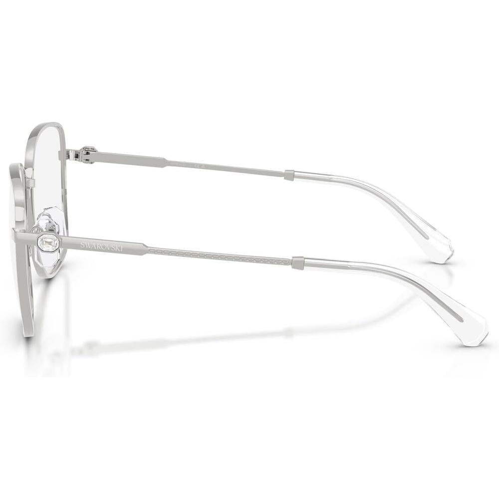 SWAROVSKI MONTURA CUADRADO SK1036 53 MM MUJER | SILVER/DEMO LENS - 3