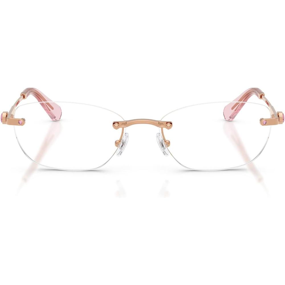 SWAROVSKI MONTURA OVAL SK1037 54 MM MUJER | ROSE GOLD/DEMO LENS - 1