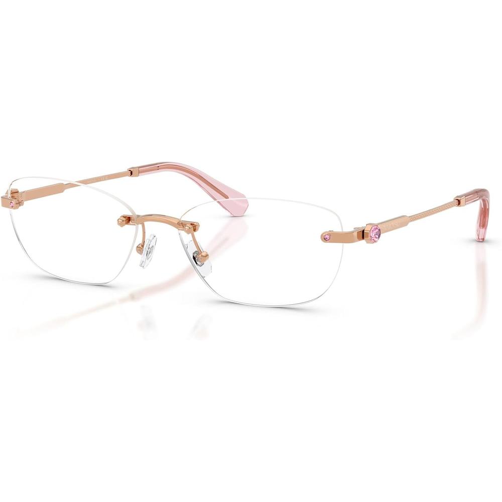 SWAROVSKI MONTURA OVAL SK1037 54 MM MUJER | ROSE GOLD/DEMO LENS - 2