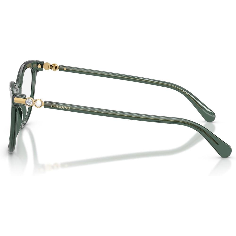 SWAROVSKI MONTURA SK2064 53 MM MUJER | TRANSPARENT GREEN/DEMO LENS - 3