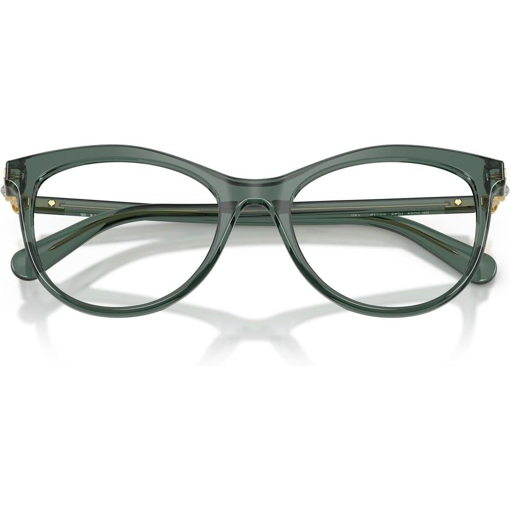 SWAROVSKI MONTURA SK2064 53 MM MUJER | TRANSPARENT GREEN/DEMO LENS - 5