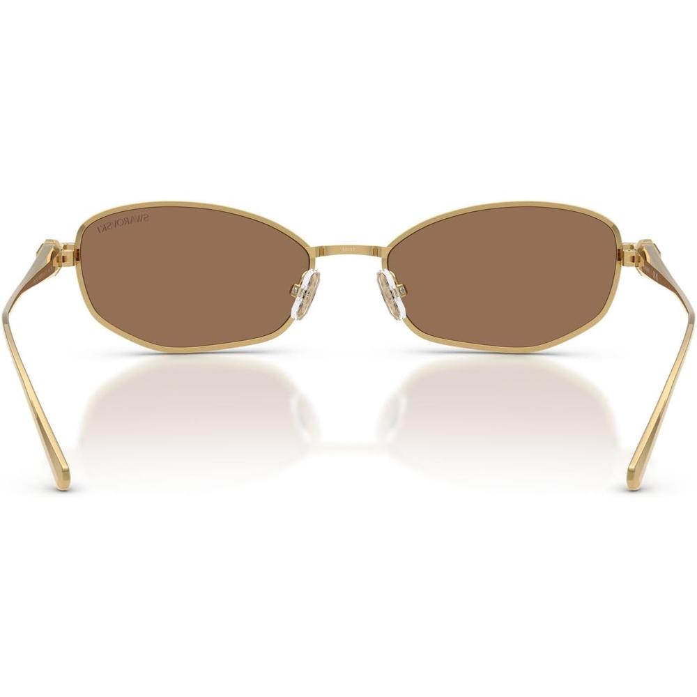 SWAROVSKI LENTES DE SOL SK7042 55 MM MUJER | GOLD/DARK BROWN - 4