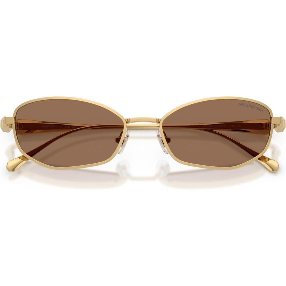 SWAROVSKI LENTES DE SOL SK7042 55 MM MUJER | GOLD/DARK BROWN - 5