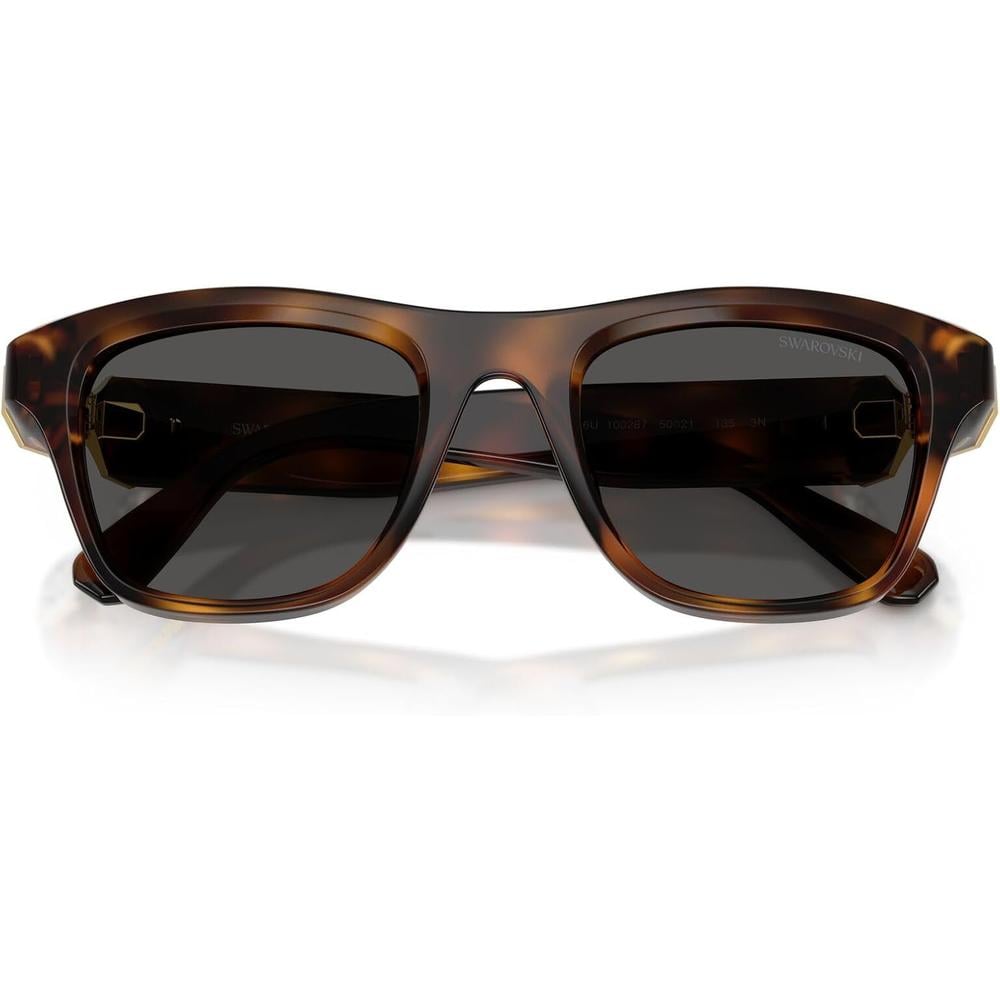 SWAROVSKI LENTES DE SOL SK6056U 50 MM MUJER | HAVANA/DARK GREY - 5