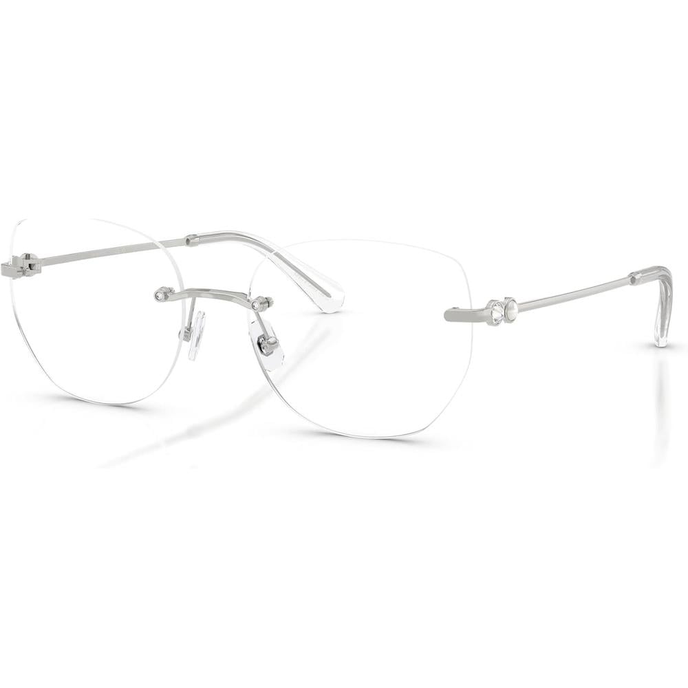 SWAROVSKI MONTURA SK1038 54 MM MUJER | SILVER/DEMO LENS - 2