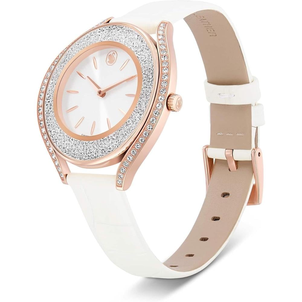 SWAROVSKI RELOJ CRYSTALLINE AURA PARA MUJER | WHITE, ROSE GOLD-TONE FINISH - 2