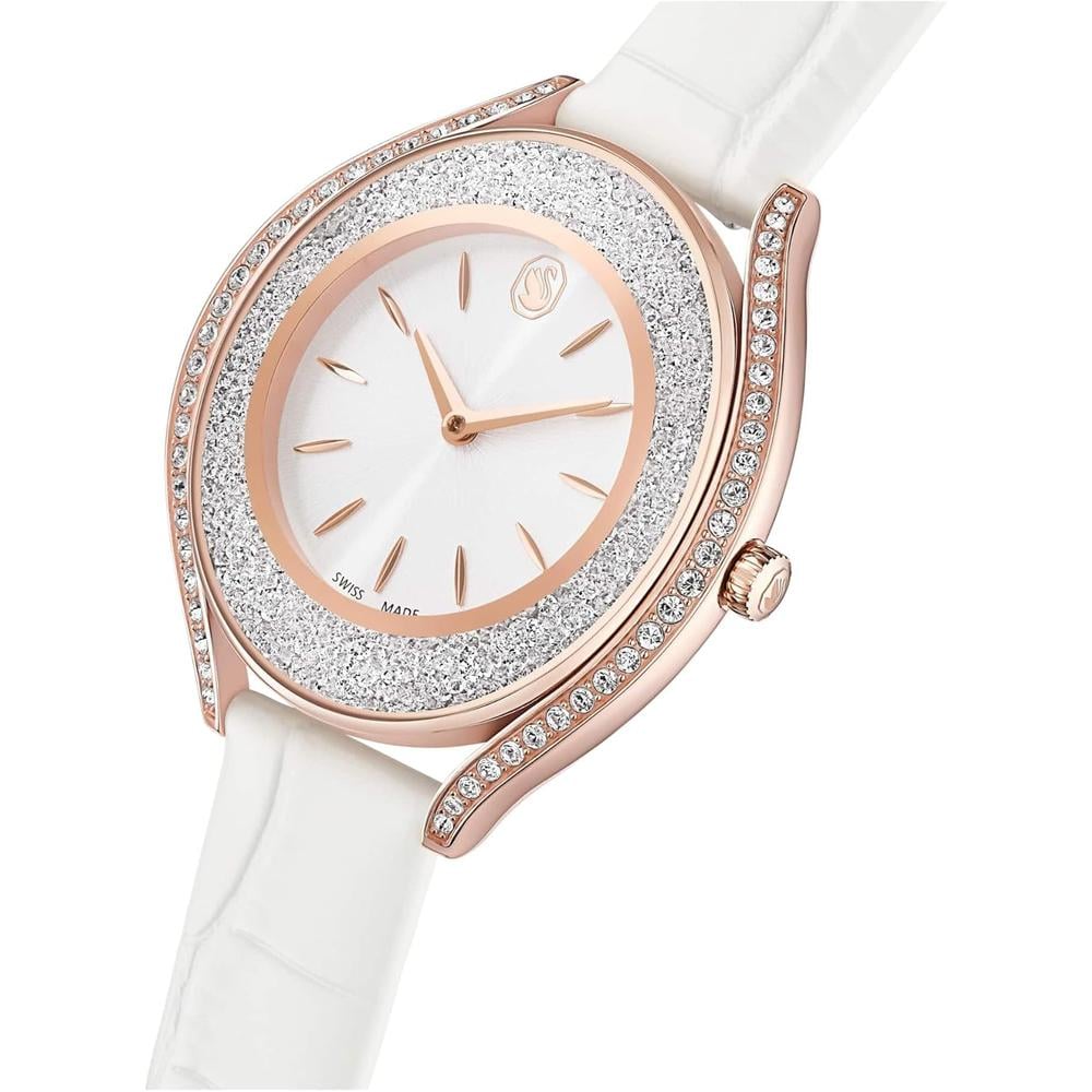 SWAROVSKI RELOJ CRYSTALLINE AURA PARA MUJER | WHITE, ROSE GOLD-TONE FINISH - 4