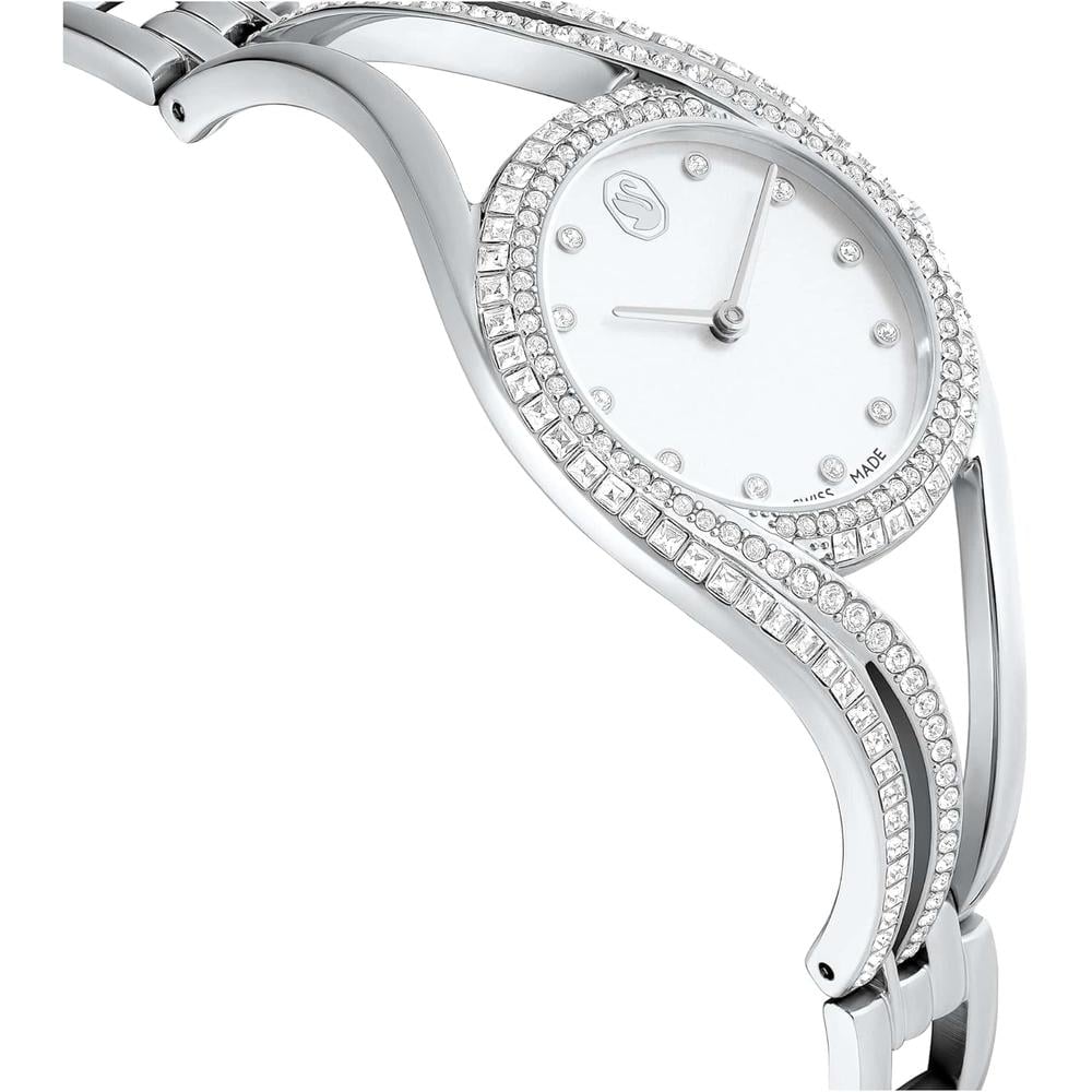 SWAROVSKI RELOJ HYPERBOLA BANGLE PARA MUJER | SILVER TONE - 5
