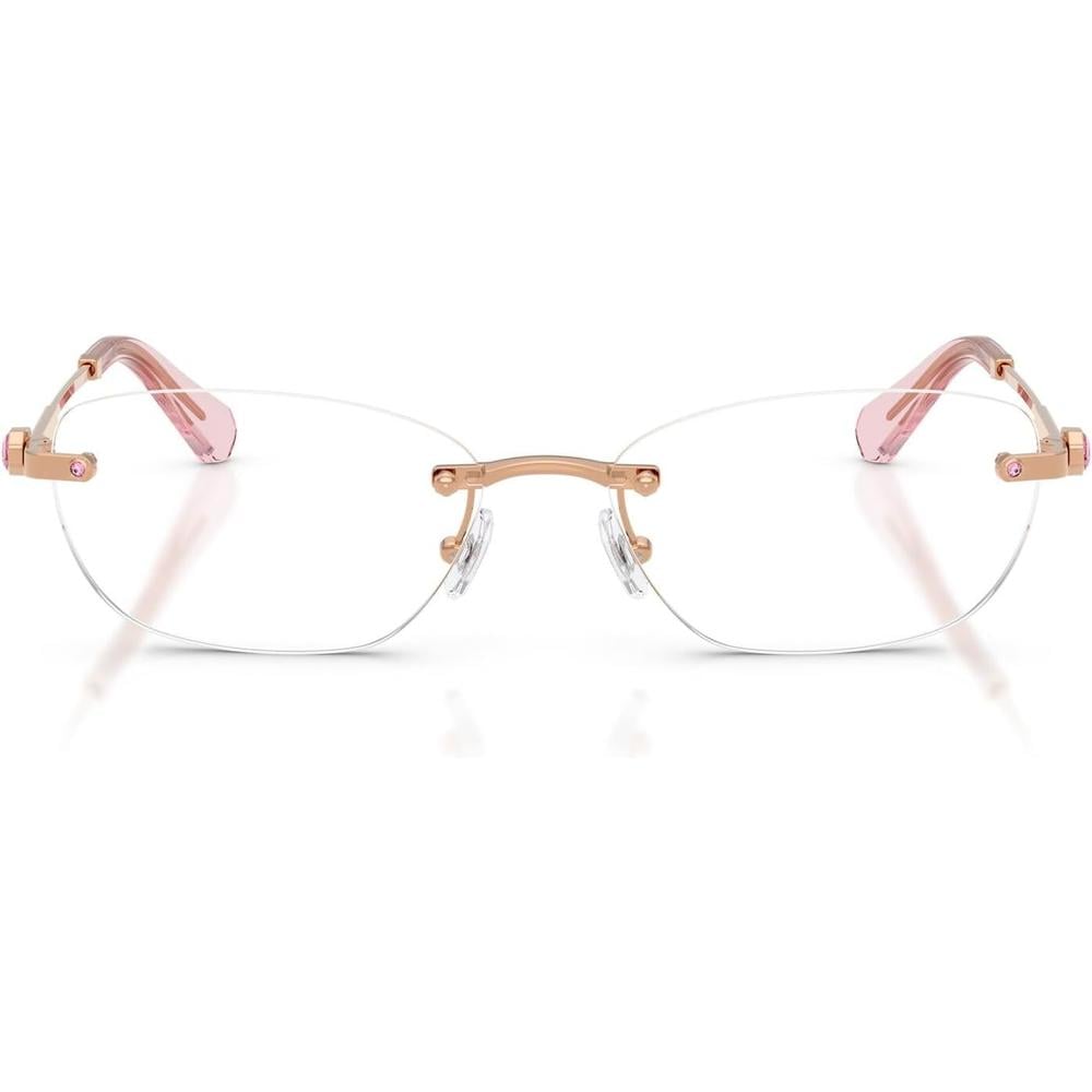 SWAROVSKI MONTURA OVAL SK1037 56 MM MUJER | ROSE GOLD/DEMO LENS - 1