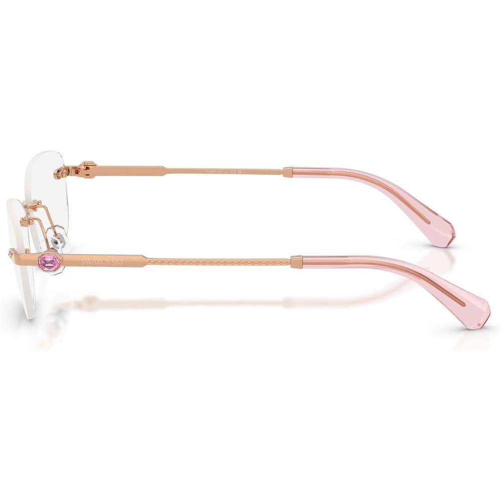 SWAROVSKI MONTURA OVAL SK1037 56 MM MUJER | ROSE GOLD/DEMO LENS - 3