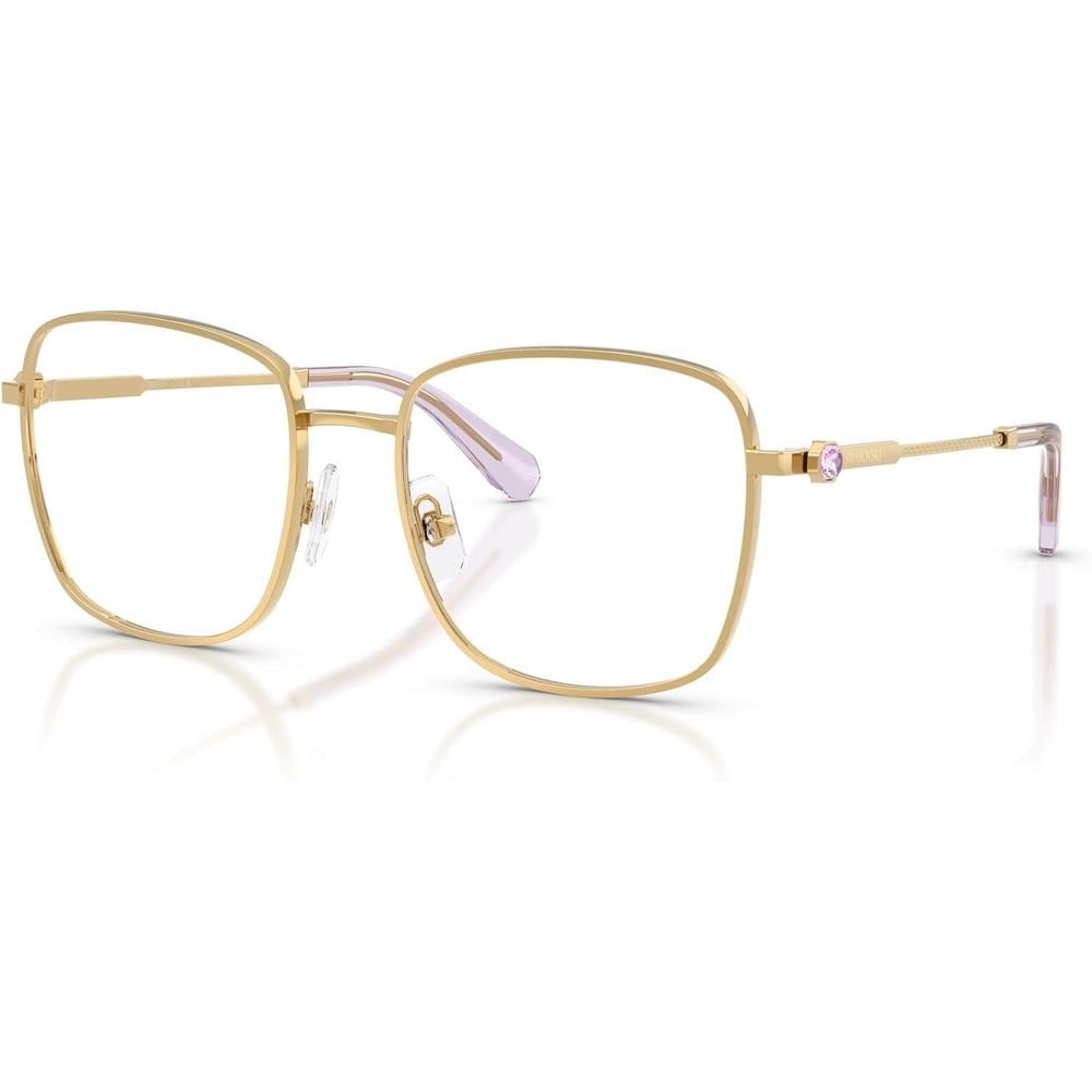 SWAROVSKI MONTURA CUADRADO SK1036 53 MM MUJER | GOLD/LIGHT VIOLET/DEMO LENS - 2