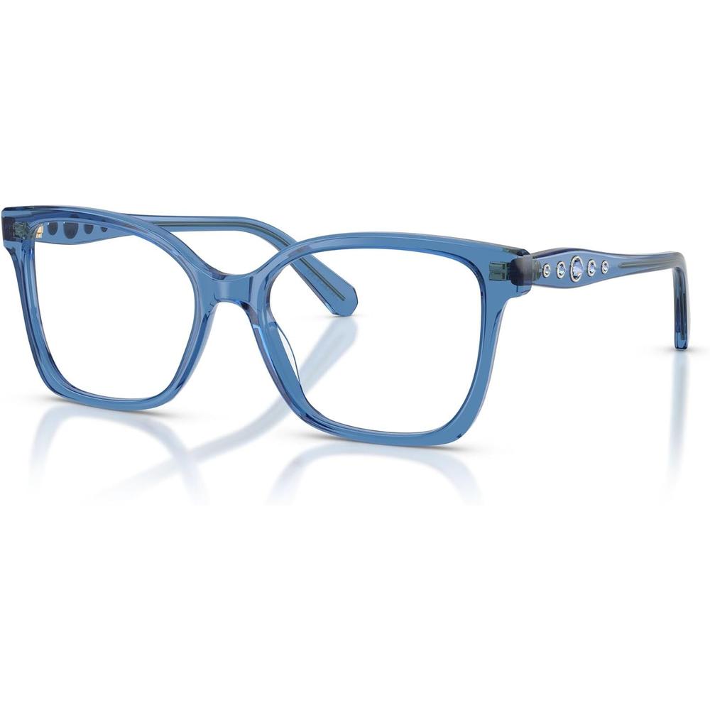 SWAROVSKI MONTURA CUADRADO SK2061 53 MM MUJER | TRANSPARENT BLUE/DEMO LENS - 2
