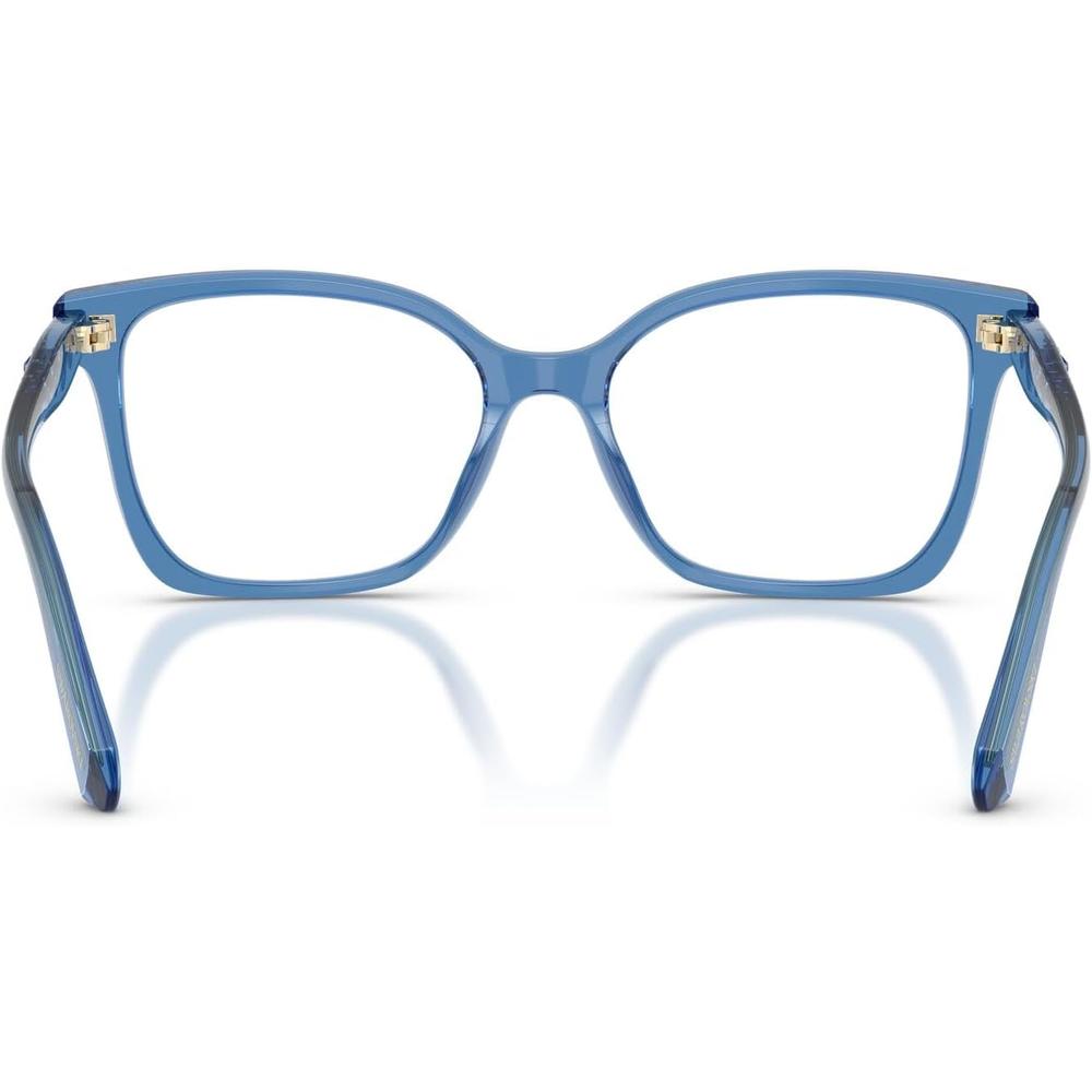 SWAROVSKI MONTURA CUADRADO SK2061 53 MM MUJER | TRANSPARENT BLUE/DEMO LENS - 4