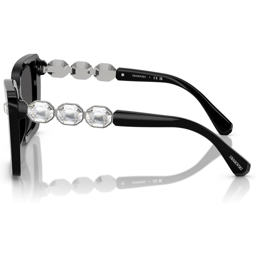 SWAROVSKI LENTES DE SOL CUADRADO SK6032 55 MM MUJER | BLACK/DARK GREY - 3
