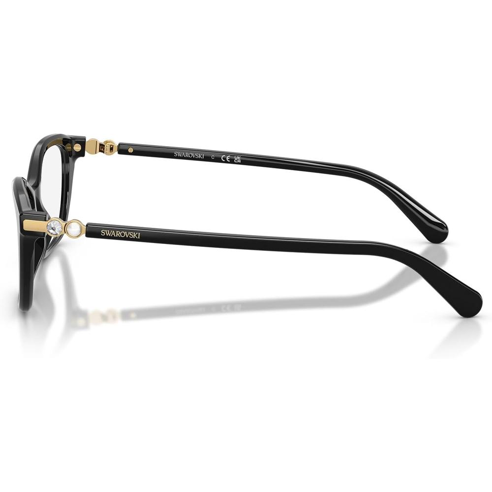 SWAROVSKI MONTURA CUADRADO SK2065 54 MM MUJER | BLACK/DEMO LENS - 3