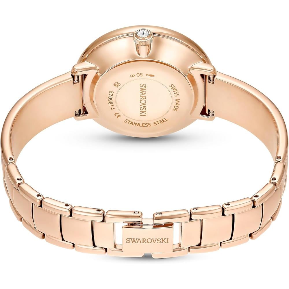 SWAROVSKI RELOJ CRYSTALLINE LUSTRE PARA MUJER | ROSE GOLD TONE METAL BAND - 3