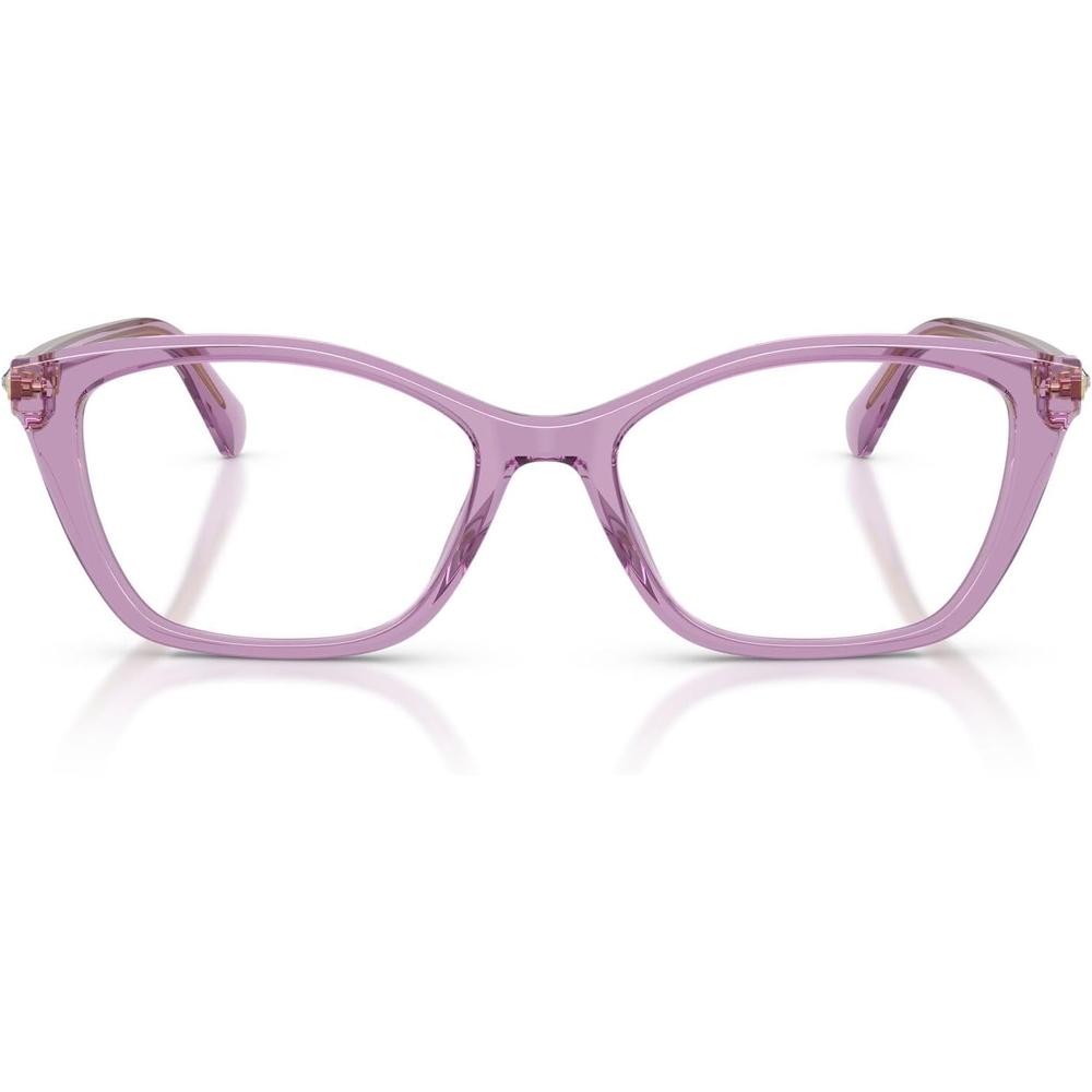 SWAROVSKI MONTURA CUADRADO SK2065 52 MM MUJER | TRANSPARENT AMETHYST/DEMO LENS - 1