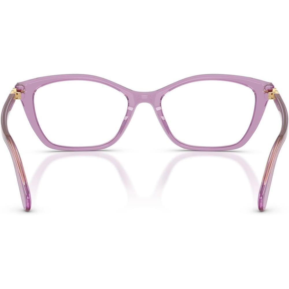 SWAROVSKI MONTURA CUADRADO SK2065 52 MM MUJER | TRANSPARENT AMETHYST/DEMO LENS - 4
