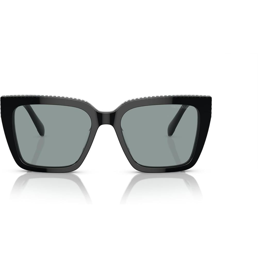 SWAROVSKI LENTES DE SOL CUADRADO SK6013 54 MM MUJER | BLACK/DARK GREY - 1