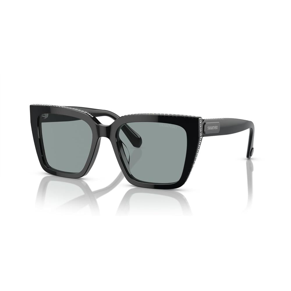 SWAROVSKI LENTES DE SOL CUADRADO SK6013 54 MM MUJER | BLACK/DARK GREY - 2