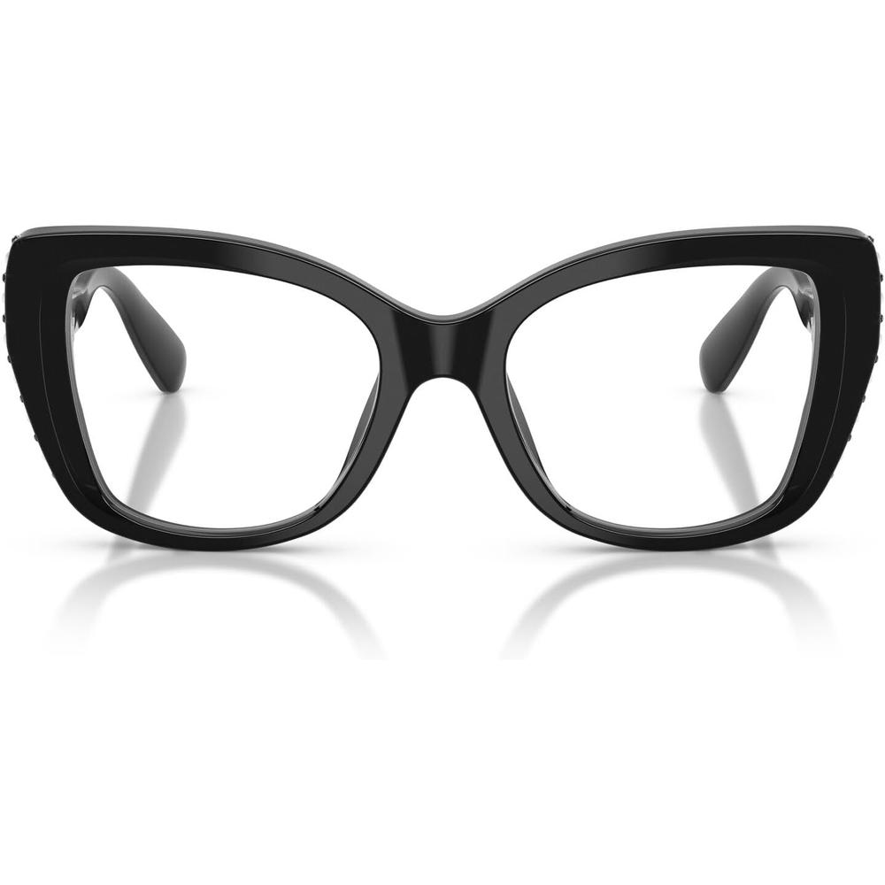 SWAROVSKI MONTURA MARIPOSA SK2066U 51 MM MUJER | BLACK/SILVER/DEMO LENS - 1