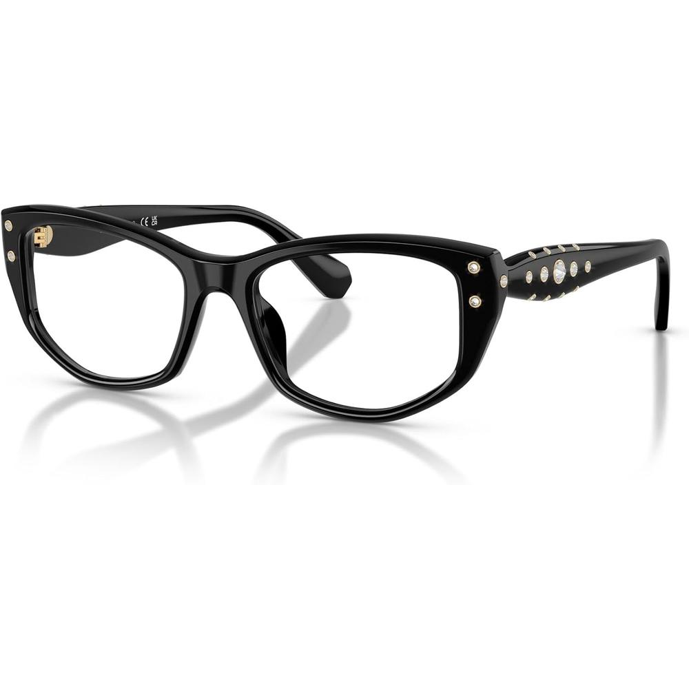 SWAROVSKI MONTURA CUADRADO SK2062U 52 MM MUJER | BLACK/DEMO LENS - 2
