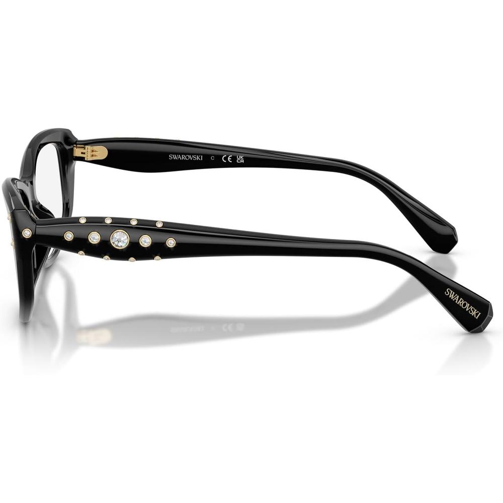SWAROVSKI MONTURA CUADRADO SK2062U 52 MM MUJER | BLACK/DEMO LENS - 3