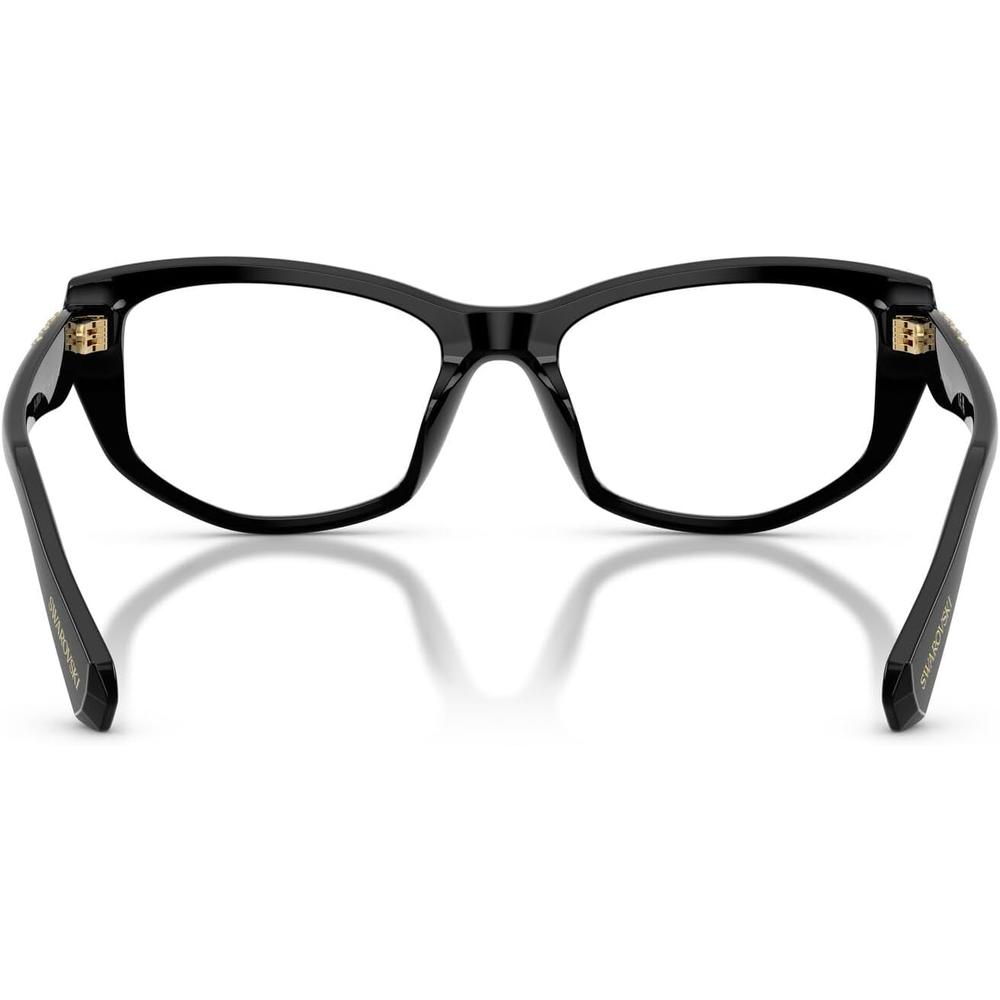 SWAROVSKI MONTURA CUADRADO SK2062U 52 MM MUJER | BLACK/DEMO LENS - 4