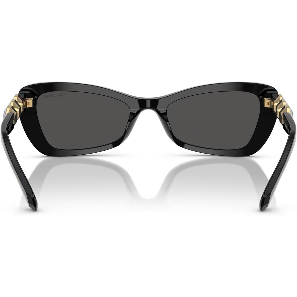 SWAROVSKI LENTES DE SOL MARIPOSA SK6033 54 MM MUJER | BLACK/DARK GREY - 4