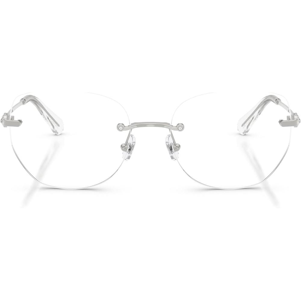SWAROVSKI MONTURA SK1038 56 MM MUJER | SILVER/DEMO LENS - 1