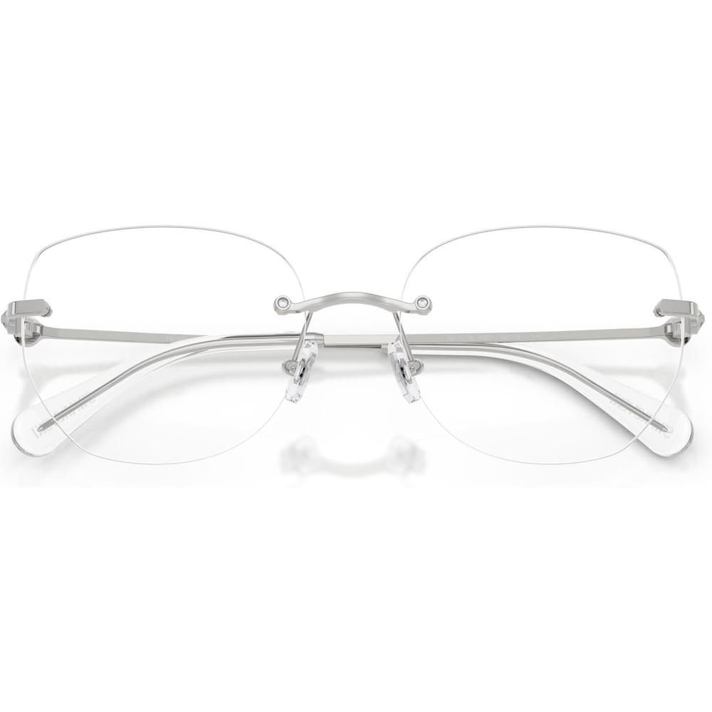 SWAROVSKI MONTURA SK1038 56 MM MUJER | SILVER/DEMO LENS - 5