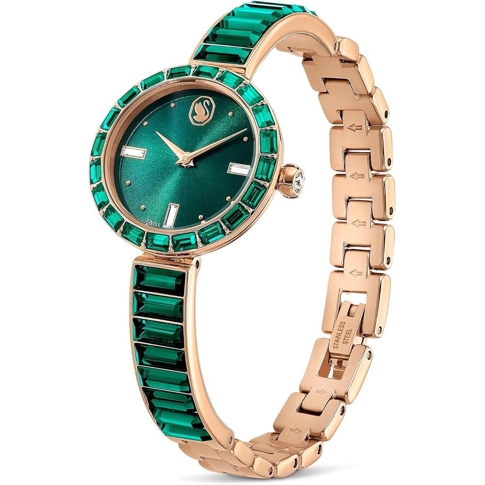 SWAROVSKI RELOJ MATRIX BANGLE PARA MUJER | GREEN CRYSTAL - 2