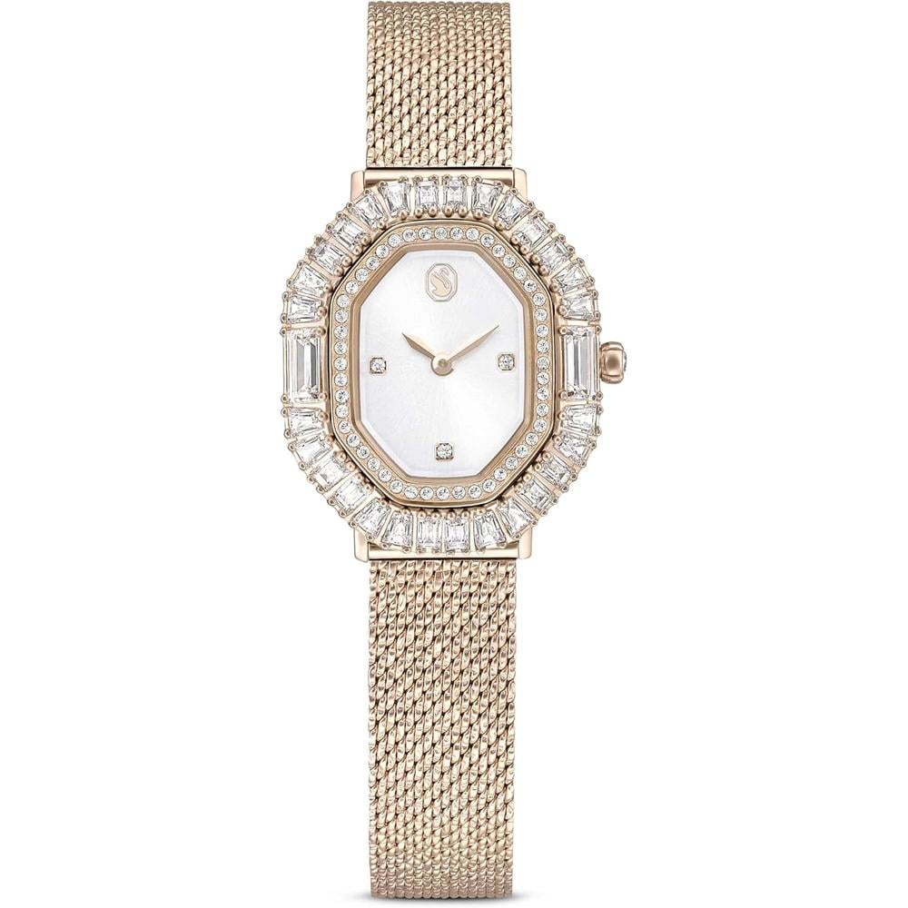 SWAROVSKI RELOJ MATRIX OCTAGON PARA MUJER | CLEAR CRYSTAL, GOLD-TONE FINISH - 1